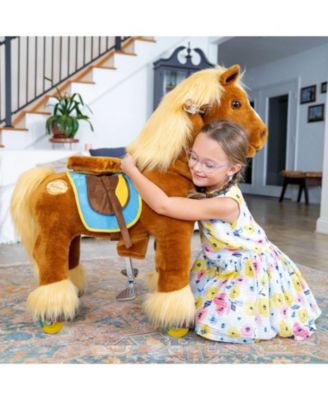 Ride-on Horse Brown Model X Size 4 for 4-7 Years