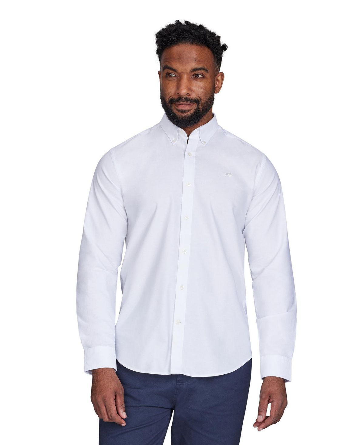Оксфордская рубашка с длинным рукавом Big & Tall