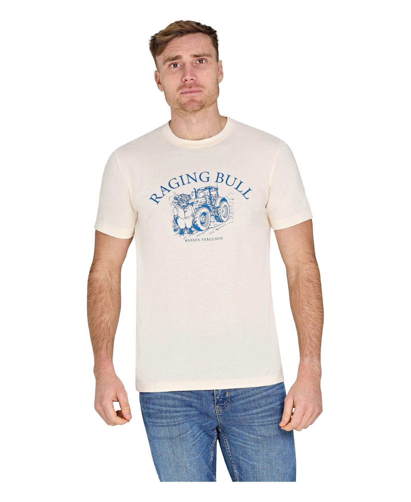 Мужская футболка Raging Bull MF Bully Boy, цвет: Молочный белый — фото 1
