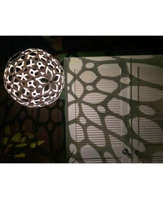 18" Solar - Peace - White