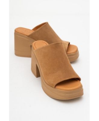 Nola Leather Platform Mules (Women)