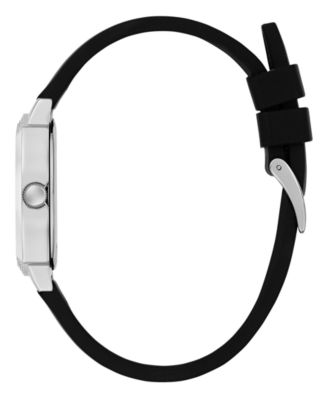 Women's Black Silver Tone Analog Watch, 32mm