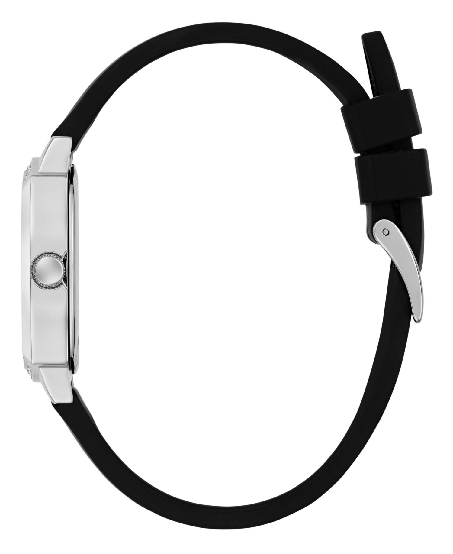 Women's Black Silver Tone Analog Watch, 32mm