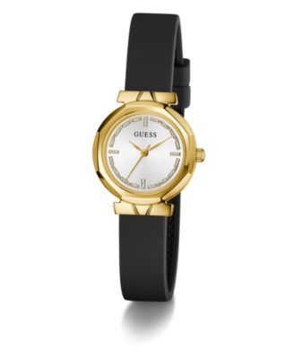 Women's Black Gold Tone Analog Watch, 26mm