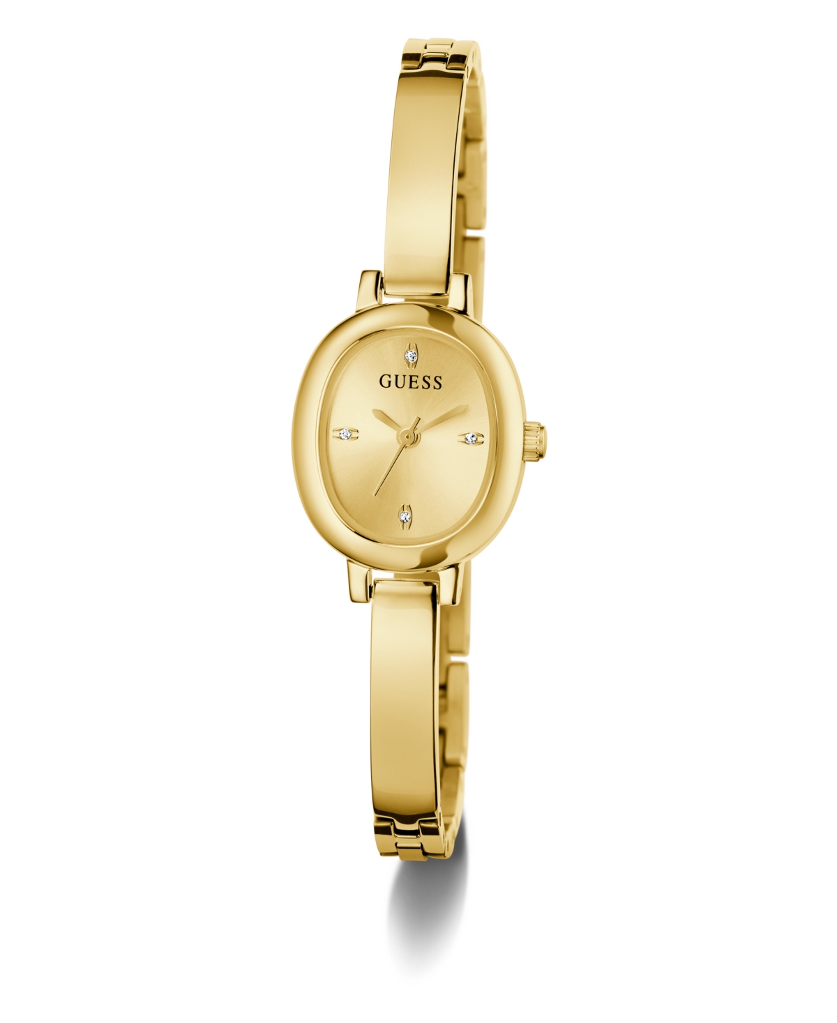 Guess Women's Gold Tone Analog Watch, 21mm In Gold