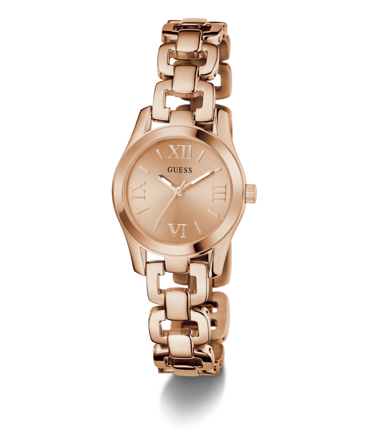 Guess Women's Rose Gold Tone Analog Watch, 28mm In Gold