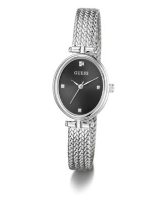 Women's Silver Tone Analog Watch, 24mm