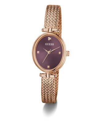 Women's Rose Gold Tone Analog Watch, 24mm