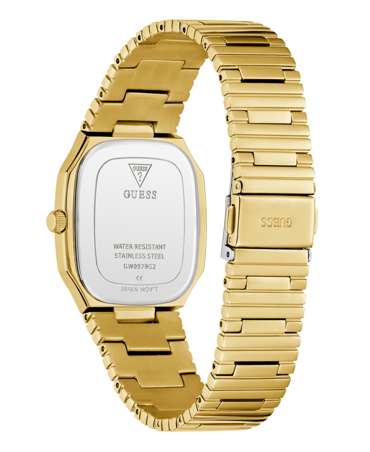Guess Men's Gold Tone Date Watch, 35mm