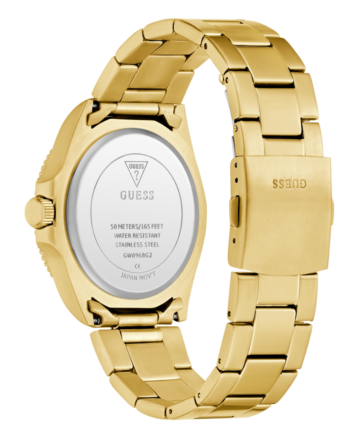 Guess Men's Gold Tone Analog Watch, 41mm In Gold