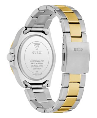 Mens Two-Tone Analog Watch, 41 mm
