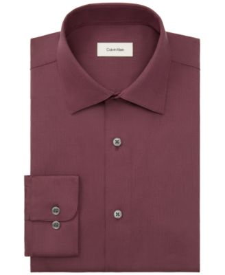 Calvin Klein Men's Steel Plus Slim Fit Dress Shirt