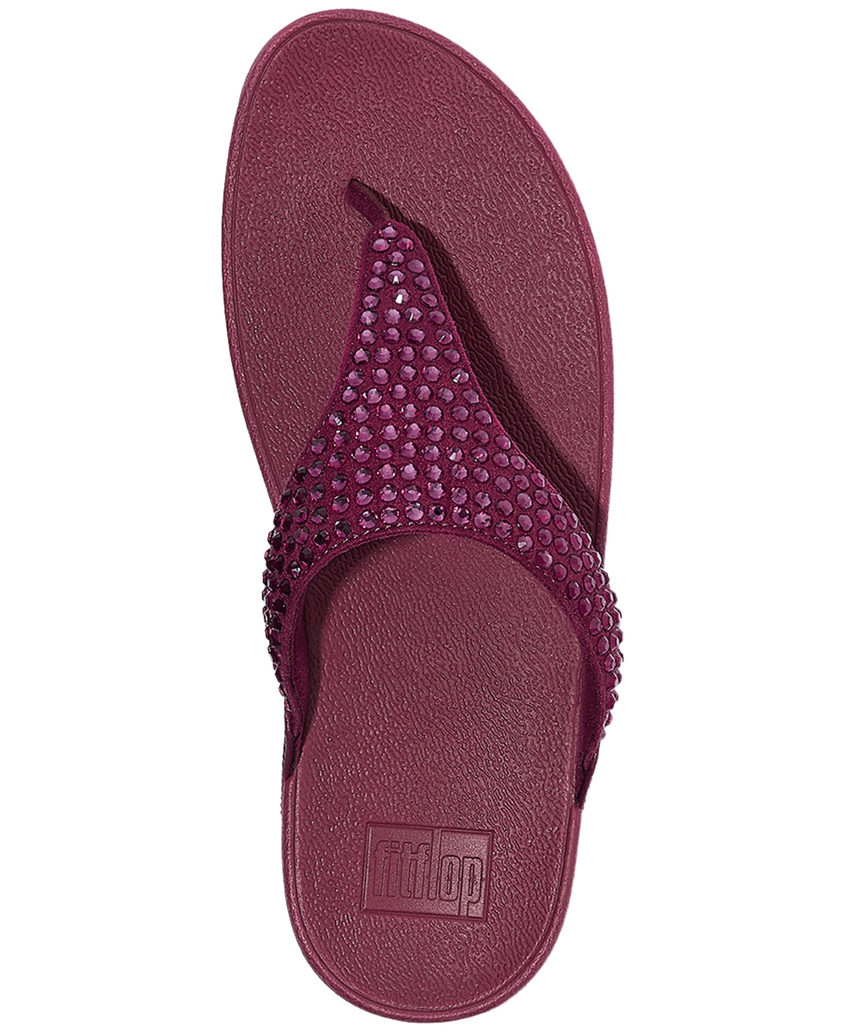 Fitflop Lulu Flip Flop In Burgundy