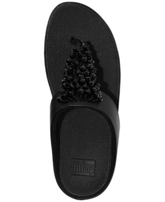 Women's Rumba Iridescent Beaded Toe-Post Sandals