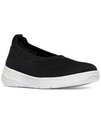 FitFlop - Women's Super-Q Crystal-Trim Knit Ballerinas