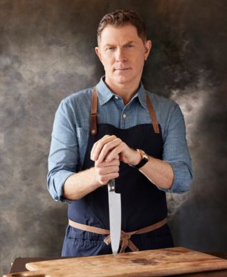 Bobby Flay 6-Pc. Steak Knife Set with Wood Storage Box