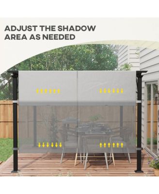 2 PCS Pergola Shade Cover, Pergola Canopy for 10 x 12ft Pergola