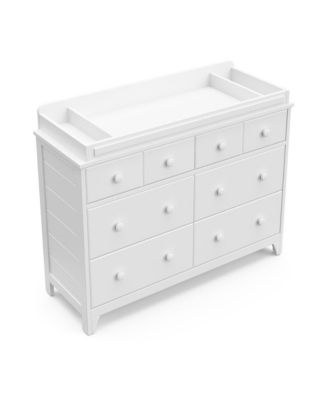 Universal Changer Topper (6 Drawer Dresser) - White