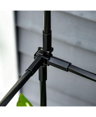 16" x 16" Garden Bed & Trellis Plant Sd w/ Self-Watering Disk