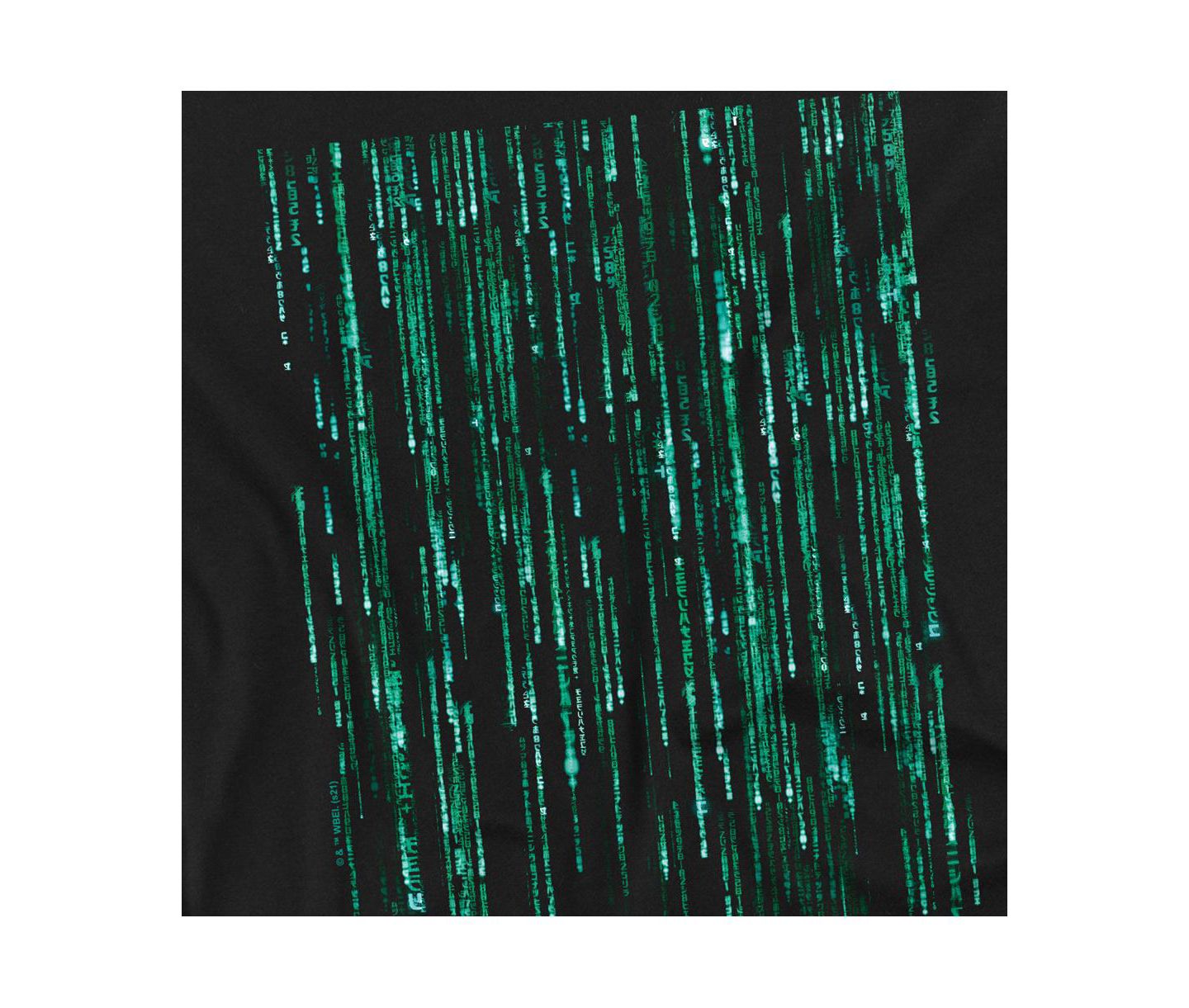 Мужская футболка Matrix Big & Tall The Code Logo, цвет: Чёрный — фото 2