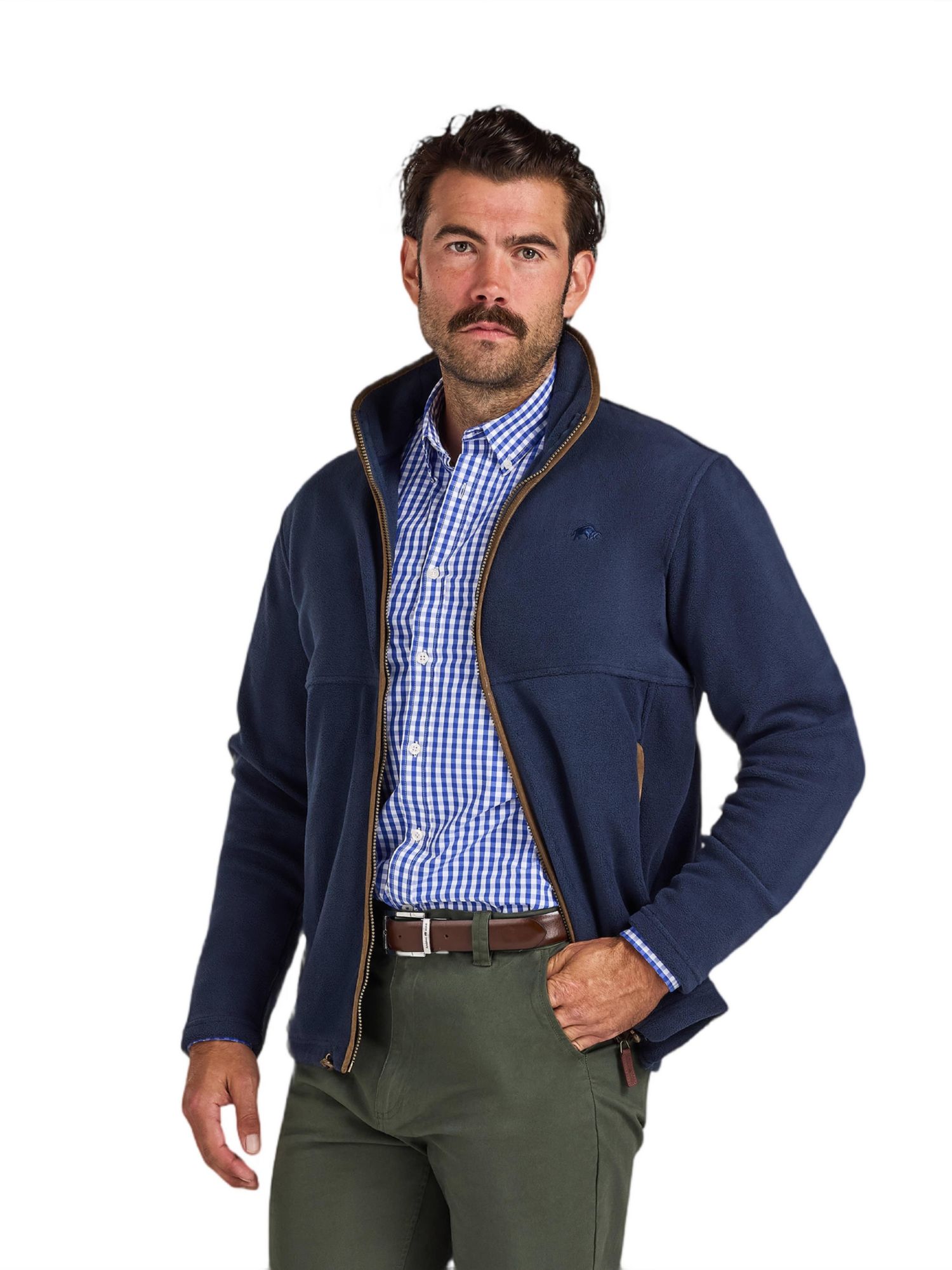 Men's Fleece Zip Through Jacket