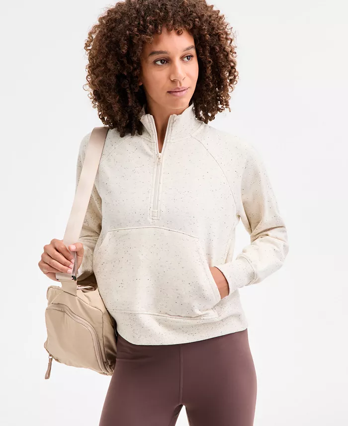 Women's Fleece Quarter-Zip Sweatshirt - thumbnail 8