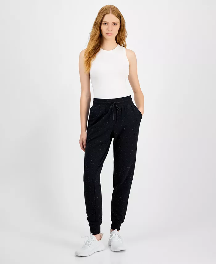 Women's Printed Fleece Jogger Pants - thumbnail 8