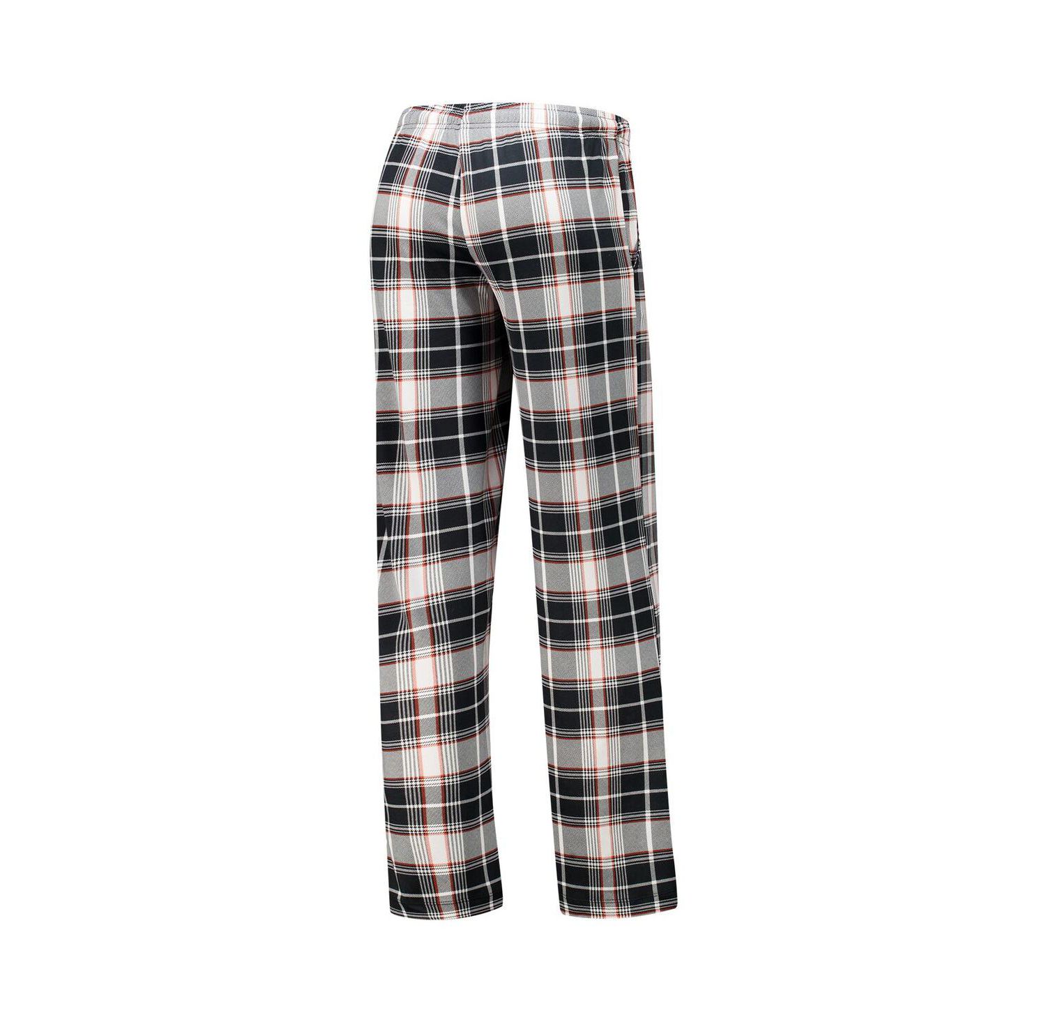 Women's Black Cincinnati Bengals Ashford Plaid Knit Pants