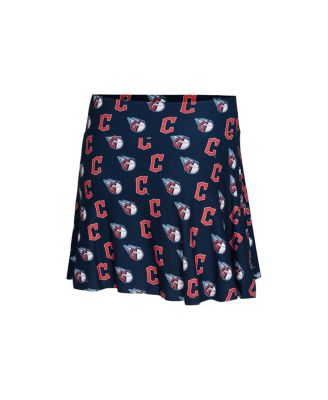 Women's 2-Piece Navy Cleveland Guardians Knit Tank Top and Skort Set