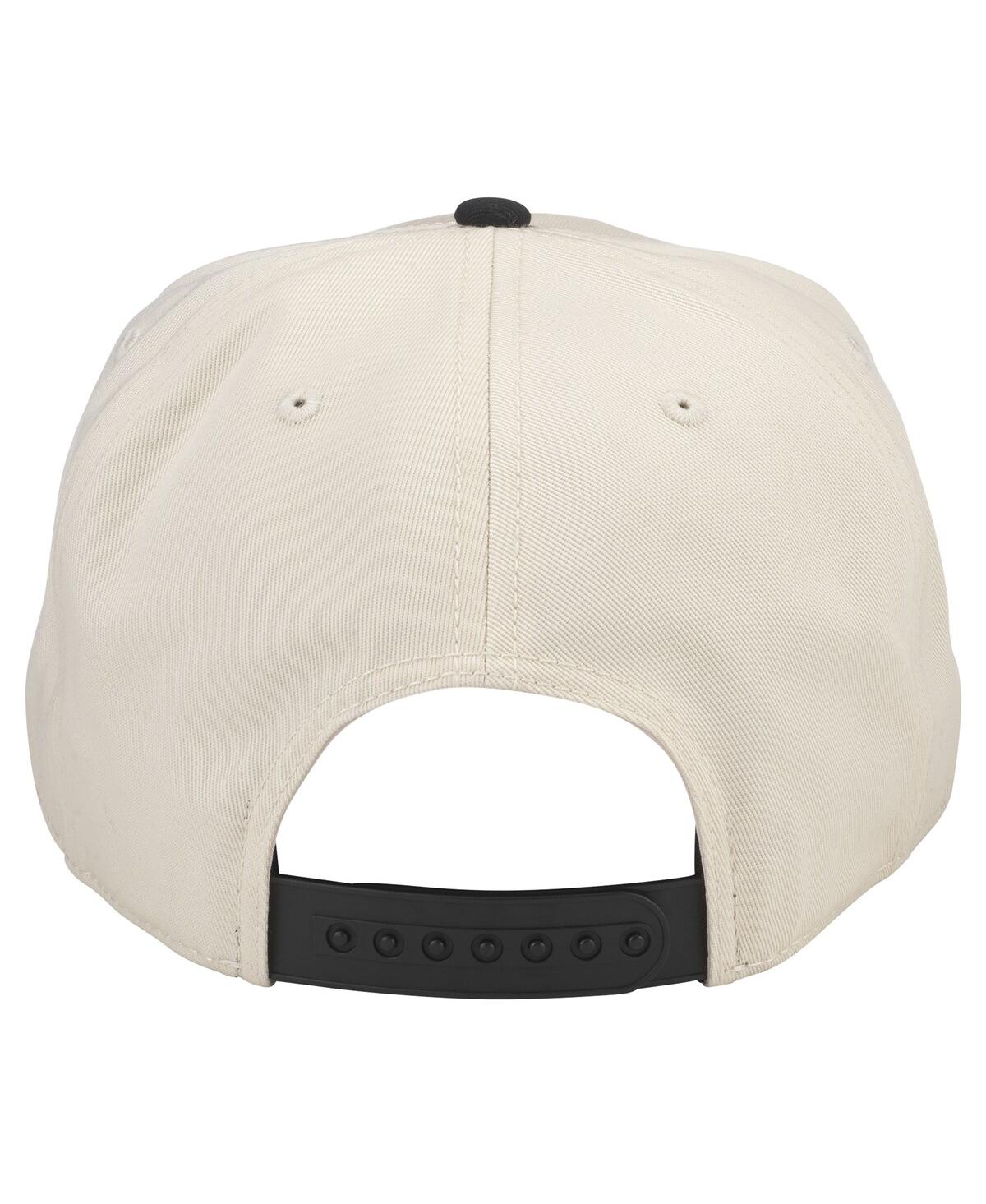 American Needle Men's Cream Rolling Stones Roscoe 1975 Tour Adjustable Hat In White