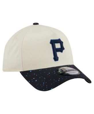 Men's Cream Pittsburgh Pirates Speckle A-Frame 9FORTY Adjustable Hat