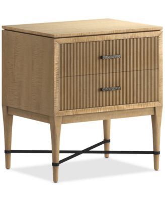Loft 24" Wood 2-Drawer Nightstand