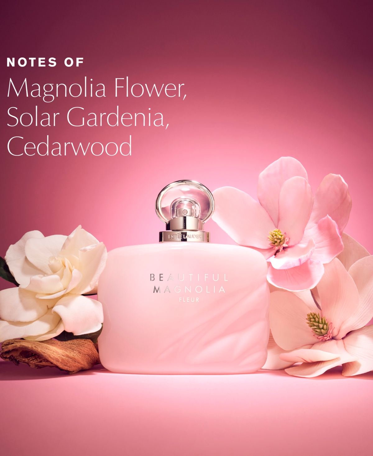 Estée Lauder Beautiful Magnolia Fleur Eau De Parfum Spray, 3.4 Oz. In Transparent