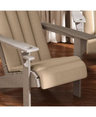 4PCS Adirondack Chair Cushion, Outdoor Chair Cushions,