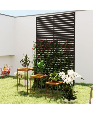 Metal Outdoor Privacy Screen with Sd Outdoor Divider,