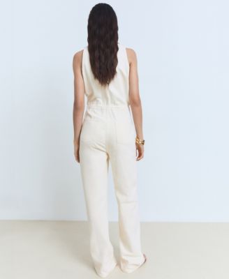 Women's Long Denim Jumpsuit