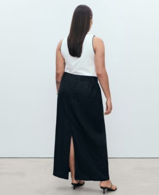 Women's Linen Pencil Skirt