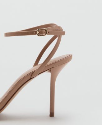 Women's Crossed Strap Heeled Sandals