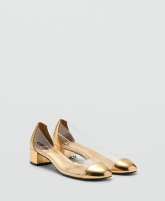 MANGO - Women's Combined Vinyl Heeled Shoes