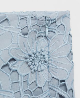 Women's Embroidered Cotton Skirt