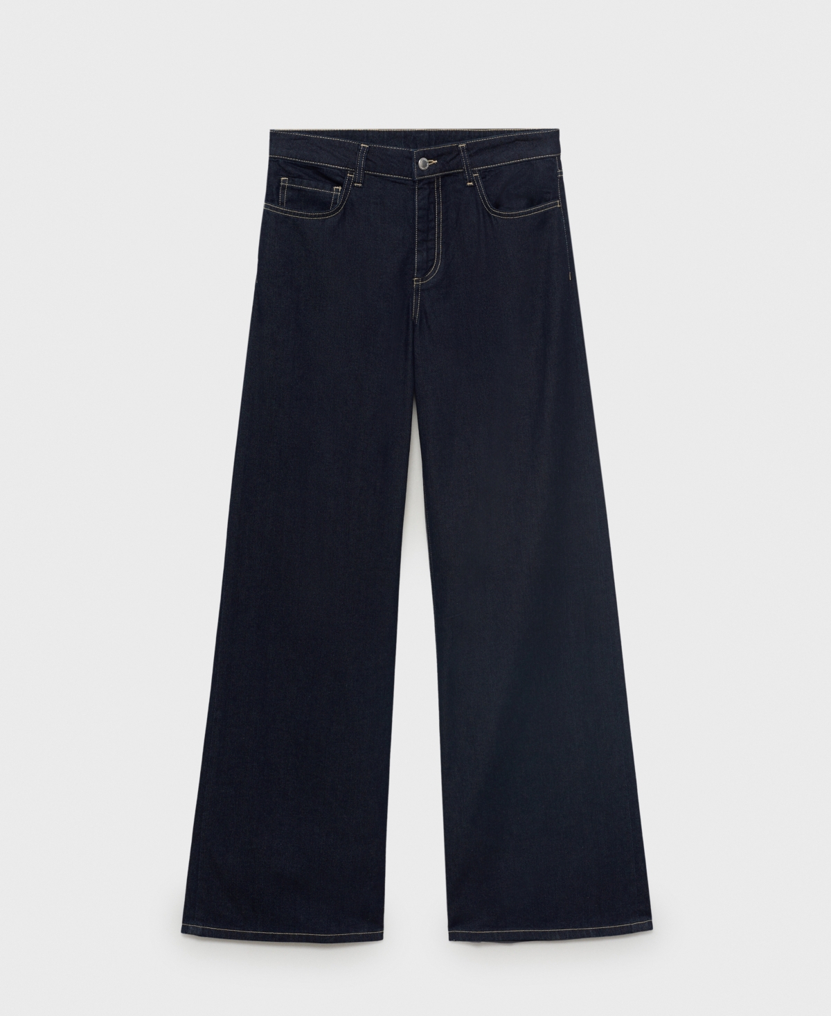 Women's Low Waist Wide-Leg Jeans - Open Blue