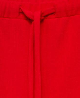 Women's Drawstring Straight Pants