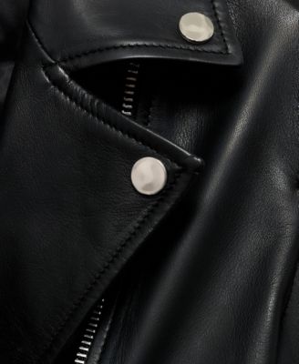 Women's Leather Biker Jacket
