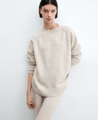 Women's Round-Neck Knitted Sweater