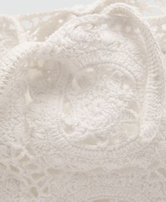 Women's Crochet Shopper Bag