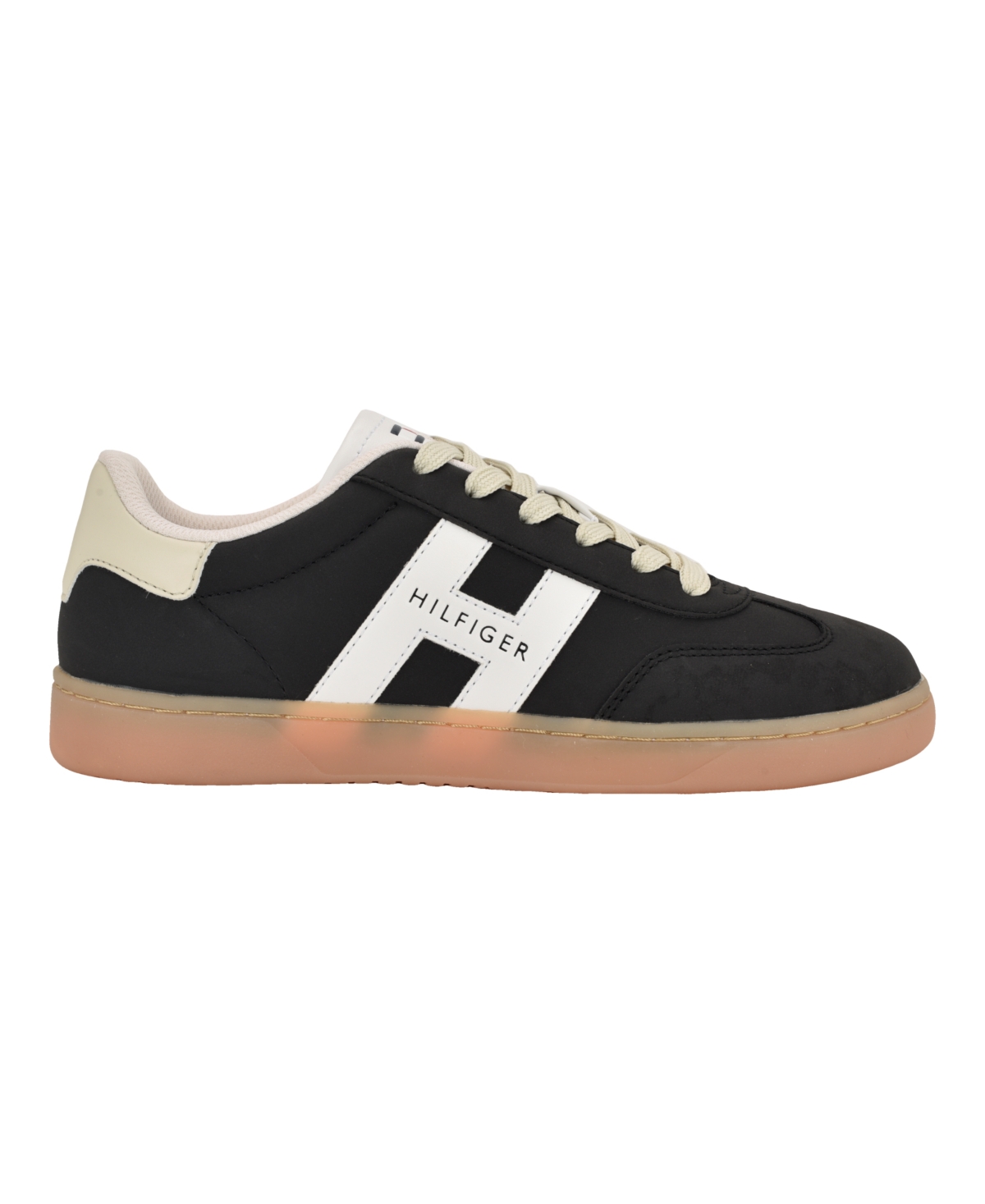 Tommy Hilfiger Women's Maisie Low Profile Lace-up Sneakers In Black