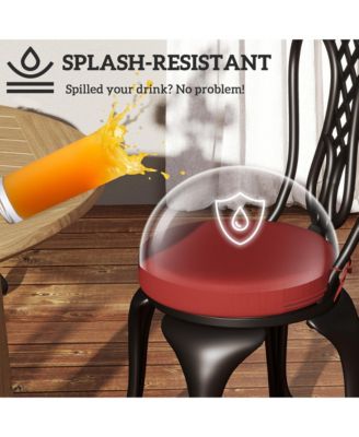 Round Indoor/Outdoor Chair Cushion Pads Set of 4