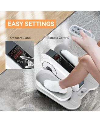 Under Desk Elliptical Machine with Remote Control, 10 Speeds