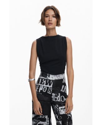 Women's Combined newspaper jumpsuit