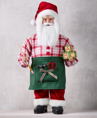 Heritage Caucasian Artist Santa, Macy's Exclusive